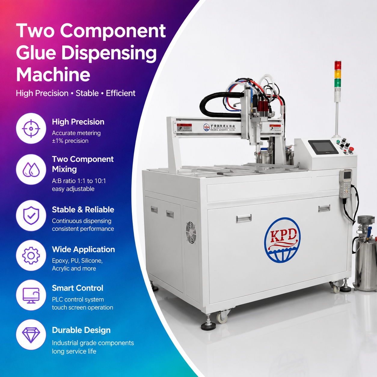 2k resin mixing machine